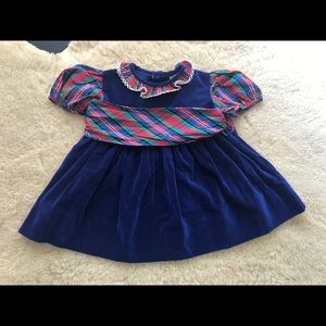 Vintage velvet dress  18 months